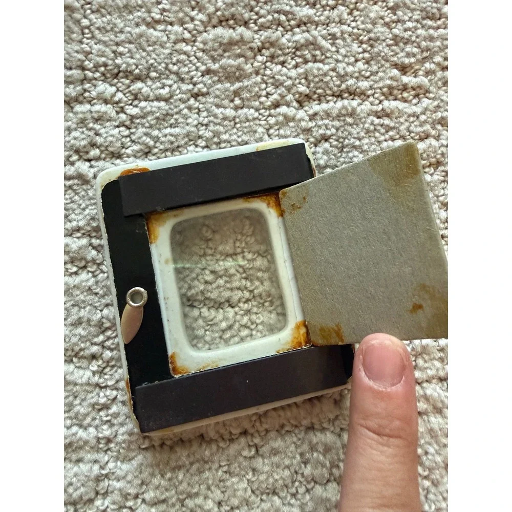 Vintage 90s Ceramic Picture Frame 3x3.5